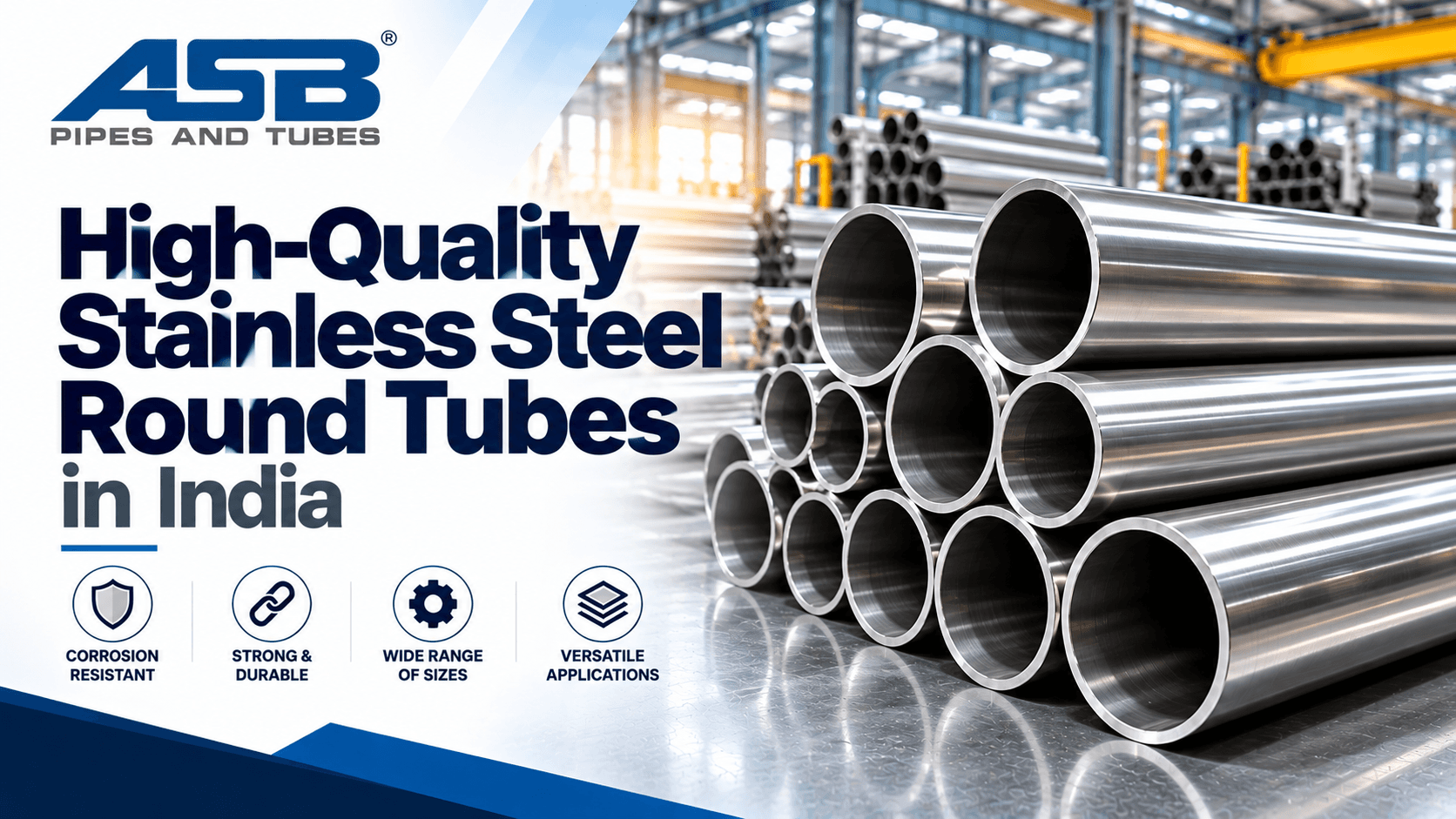 High-Quality Stainless Steel Round Tubes in India