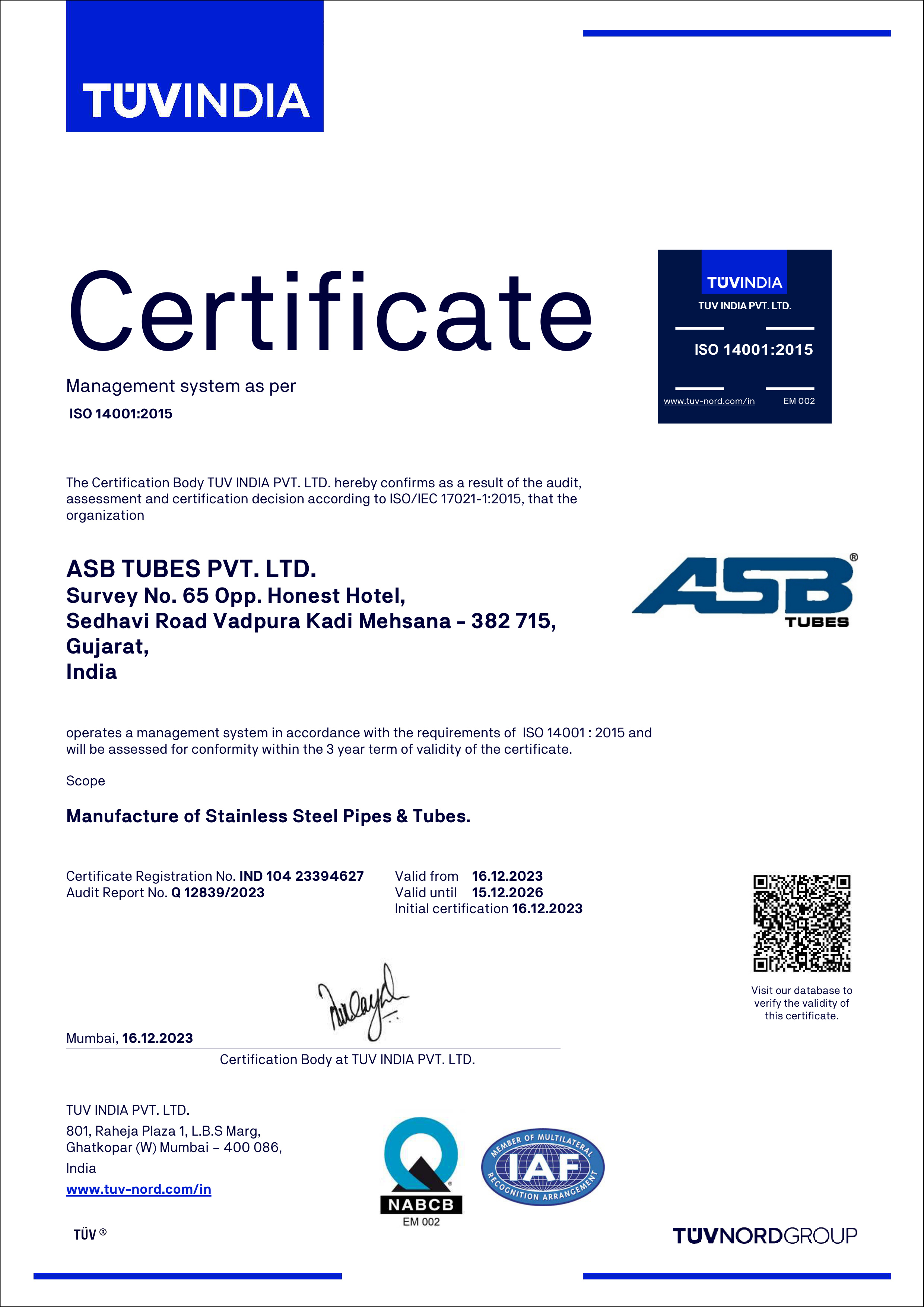 ISO 14001:2015